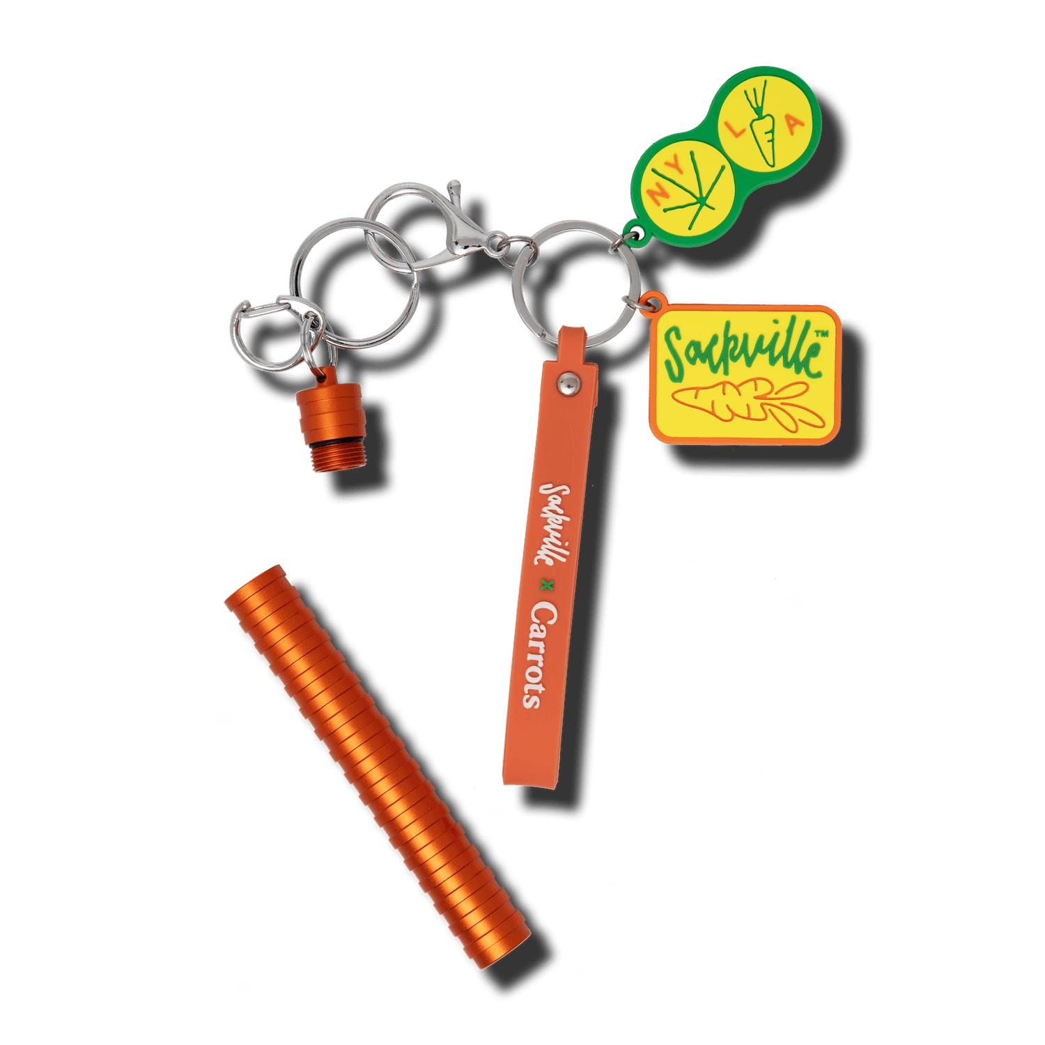 SACKVILLE X CARROTS BY ANWAR CARROTS CARRY CASE KEYCHAIN + CHARM